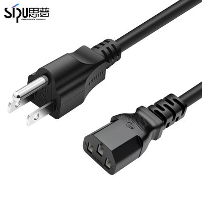 quality سلك التيار الكهربائي 1.5M1.8M 3 * 0.75MM حاسوب شاشة تلفزيون استبدال الولايات المتحدة الأمريكية سلك التيار factory